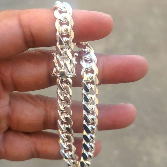 Miami Cuban 250 9.1mm Bracelet Box Lock Clasp - CH682 - Picture 1 of 3